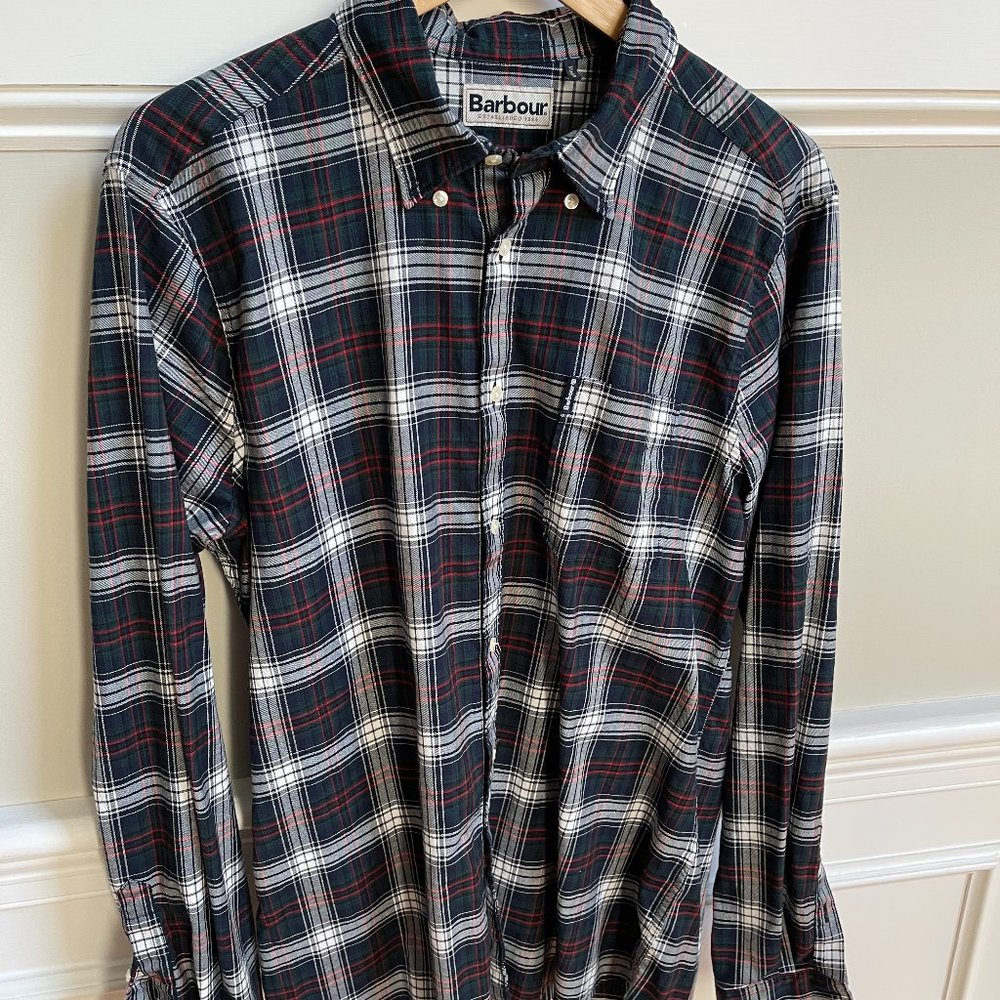 Barbour Soft Plaid Tailored Shirt - Men's Medium